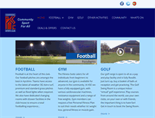 Tablet Screenshot of kilwinningsportsclub.co.uk
